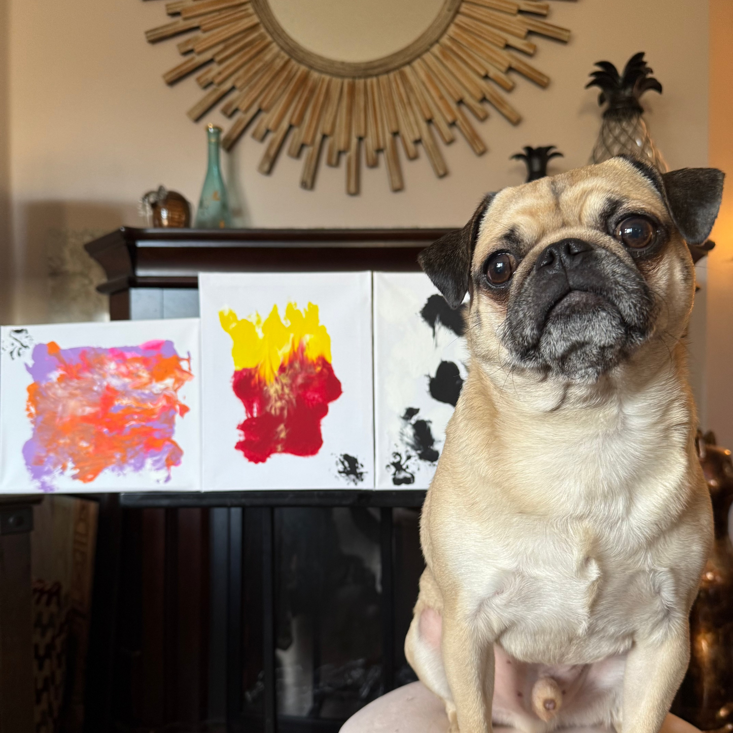 Custom Pug Painting